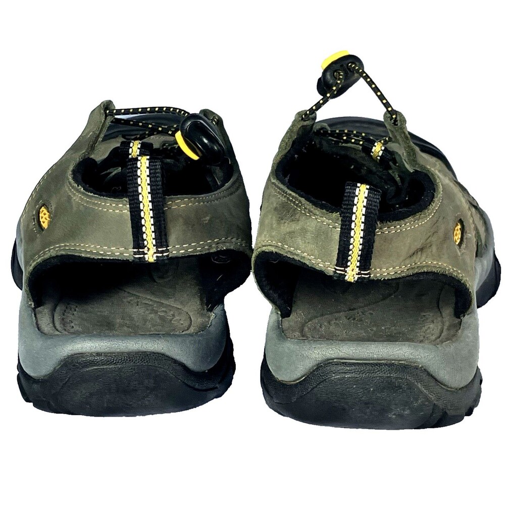 Keen Newport Sandals 7 37.5 Nubuck Leather Green Waterproof Hiking Fisherman - Picture 5 of 16